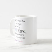 Liebe 1 Korinther 13:1 Kaffeetasse (Vorderseite Links)