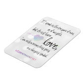 Liebe 1 Korinther 13:1 Magnet (Linke Seite)