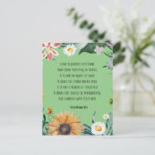 Liebe, 1 Korinther 13:4, Postkarte (Stehend Vorderseite)