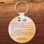 Liebe 1 Korinther 13-4 Schlüsselanhänger (Vorderseite)