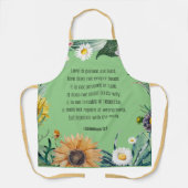 Liebe, 1 Korinther 13:4, Schürze (Vorderseite)