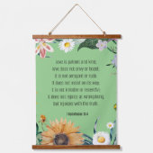 Liebe, 1 Korinther 13:4, Wandteppich Mit Holzrahmen (Vorderseite)