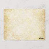 Liebe 1 Korinther 13 Herz Postkarte (Rückseite)