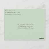 Liebe 1 Korinther 13 Herz Postkarte (Rückseite)