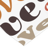 LIEBE 1 KURZER TISCHLÄUFER (Ecke)