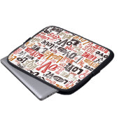 LIEBE 1 LAPTOPSCHUTZHÜLLE (Vorne Knopf)