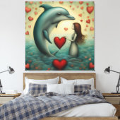 LIEBE 1 LEINWANDDRUCK (Insitu (Schlafzimmer))