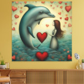 LIEBE 1 LEINWANDDRUCK (Insitu (Wohnzimmer))