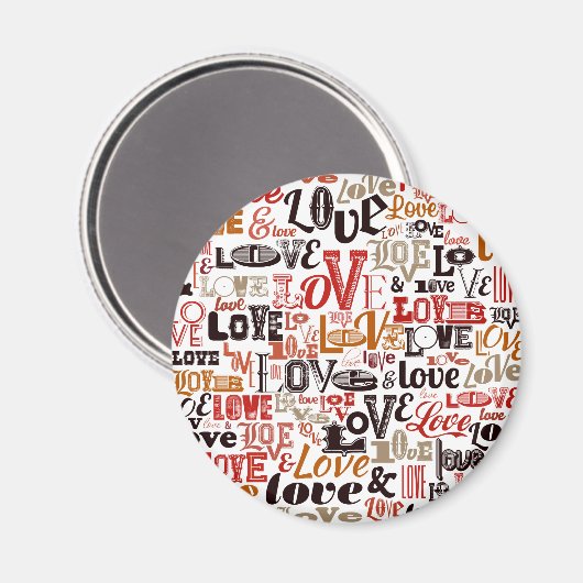 LIEBE 1 MAGNET (Vorderseite/Rückseite)