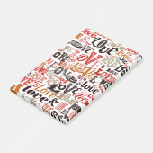 LIEBE 1 POST-IT KLEBEZETTEL (angewinkelt)