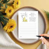 Liebe 1. Spritz Who's Memory Brautparty Game Einladung