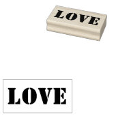 LIEBE 1"x2.5" Briefmarke aus Kautschuk / Stift Gummistempel (Stempel)