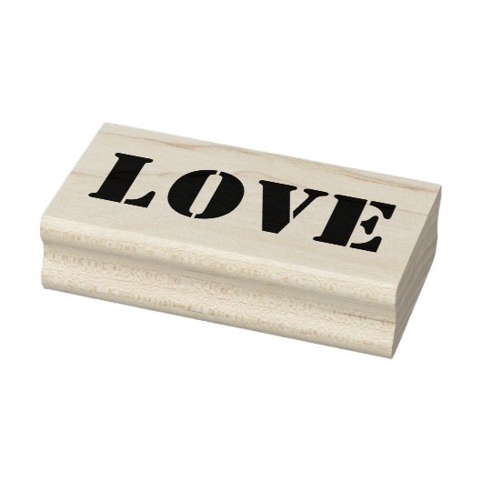 LIEBE 1"x2.5" Briefmarke aus Kautschuk / Stift Gummistempel (Stempel)