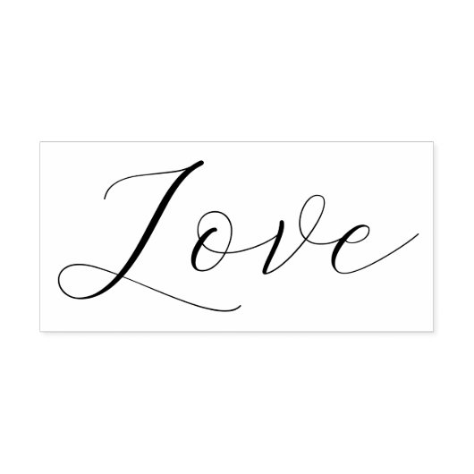 LIEBE 1"x2.5" Briefmarke/Emeline Gummistempel (Prägung)
