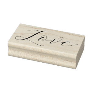 LIEBE 1"x2.5" Briefmarke/Emeline Gummistempel