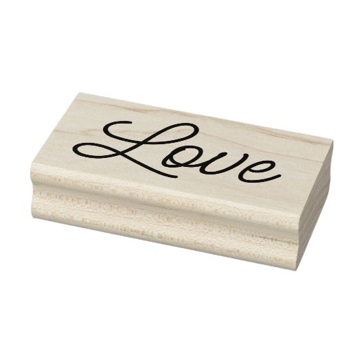 LIEBE 1"x2.5" Gummi-Briefmarke / Halbschrift Gummistempel (Stempel)
