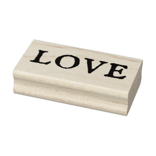 LIEBE 1"x2.5" Gummi-Briefmarke / IM Fallen Englisc Gummistempel