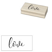LIEBE 1"x2.5" Gummi-Briefmarke / Trendskript Gummistempel (Stempel)