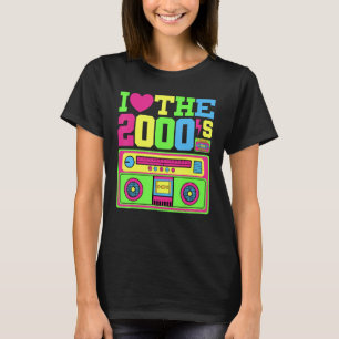 Liebe 2000er Outfit 2000er Hip Hop Kostüm Anfang 2 T-Shirt