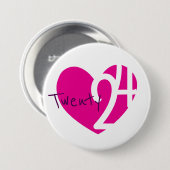 Liebe 2019 Neujahr 19 Abzeichen Button (Vorne & Hinten)