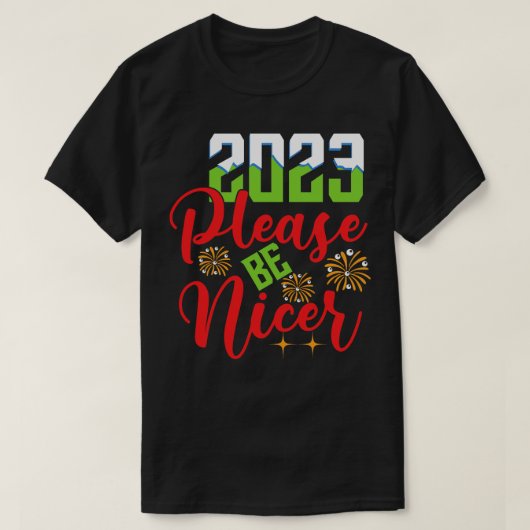 Liebe 2023 Bitte schön sein T-Shirt (Design vorne)