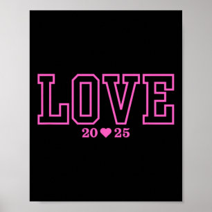 Liebe 2025 Valentinstag Verlobung Hochzeit Ehe Pr Poster
