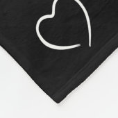 Liebe 20 für Fotocollage-Herzen - benutzerdefinier Fleecedecke (Ecke)