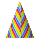 Liebe 22 Regenbogenstreifen Party Hut Partyhütchen (Rückseite)