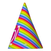 Liebe 22 Regenbogenstreifen Party Hut Partyhütchen (Rechts)
