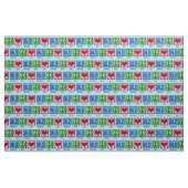 Liebe 26.2 Marathonläufer Stoff (Fat Quarter (45,7 x 55,9 cm))