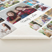 Liebe 29 FotoCollage Sherpa Blanket Sherpadecke (3/4)
