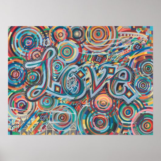 LIEBE 2.0.2.3 - Leinwand Art Print Poster (Vorne)