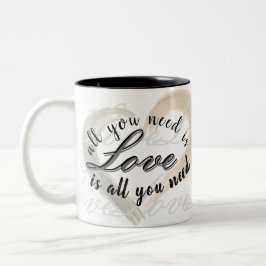 Liebe 2.0 zweifarbige tasse