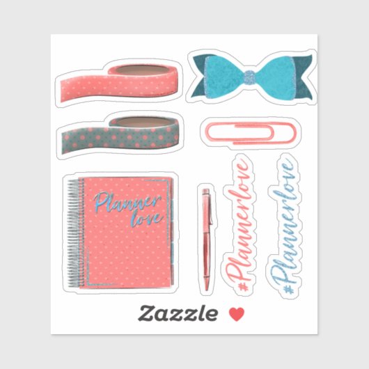 Liebe 2, Aufkleber Set (Blatt)