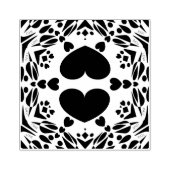 LIEBE 2 BRIEFMARKE GUMMISTEMPEL (Prägung)