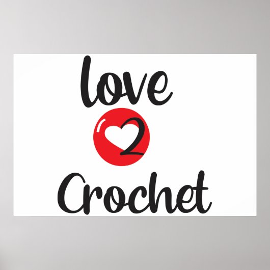 Liebe 2 Crochet Poster (Vorne)