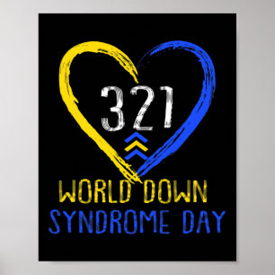 Liebe 2 des World Down Syndrome Awareness Day Poster