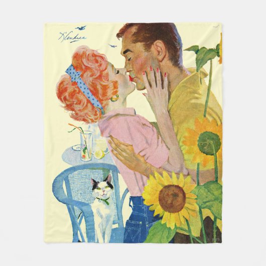 LIEBE 2 FLEECEDECKE (Vorderseite)