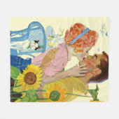 LIEBE 2 FLEECEDECKE (Vorderseite (Horizontal))