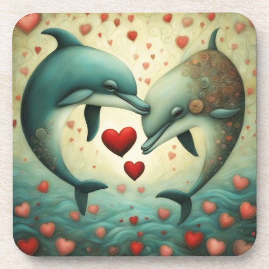 LIEBE 2 GETRÄNKEUNTERSETZER (Vorderseite)