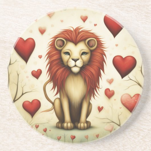 LIEBE 2 GETRÄNKEUNTERSETZER (Vorne)