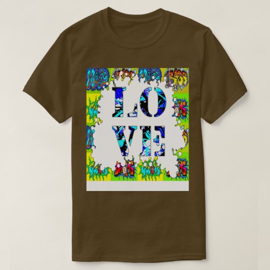 Liebe 2 Graffiti T-Shirt (Design vorne)