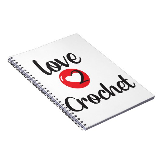 Liebe-2-Häkchen-Notebook Notizblock (Rechte Seite)