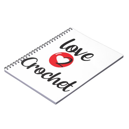 Liebe-2-Häkchen-Notebook Notizblock (Linke Seite)