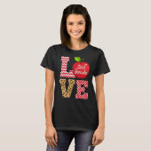 Liebe 2. Klasse Apple T-Shirts Geschenklehrer Leop (Vorne ganz)