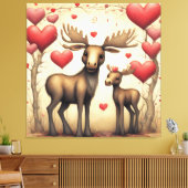LIEBE 2 LEINWANDDRUCK (Insitu (Wohnzimmer))
