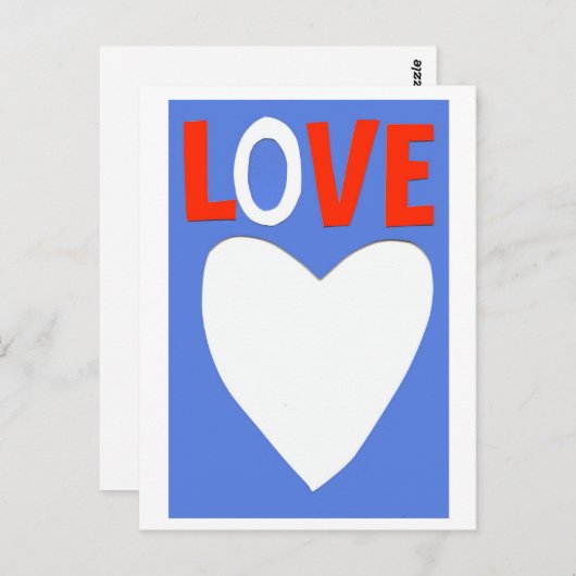 LIEBE 2 POSTKARTE (Vorne/Hinten)