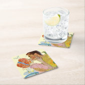 LIEBE 2 RECHTECKIGER PAPPUNTERSETZER (Vor Ort)