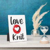 LIEBE 2 STRICK FOTOPLATTE (Seite)