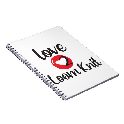 LIEBE 2 STRICK NOTIZBLOCK (Rechte Seite)